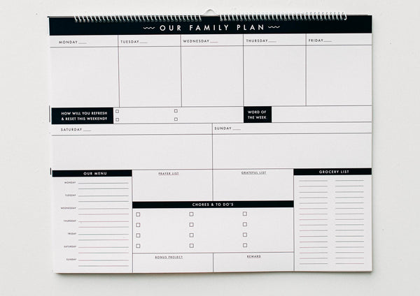FTW- Family Plan Calendar