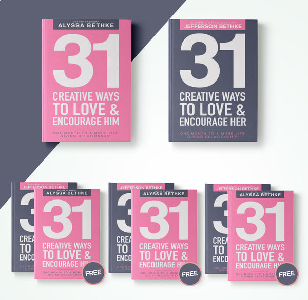 31 Creative Ways To Love And Encourage Him & Her (buy ONE bundle, get THREE for free)