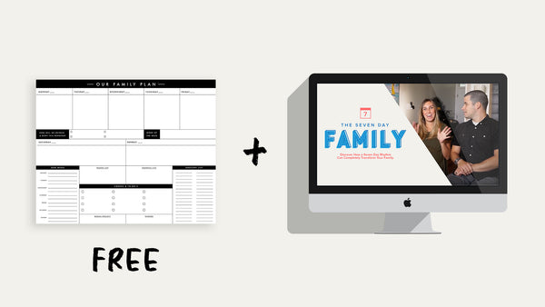 7 Day Family E-Course + Family Plan Calendar